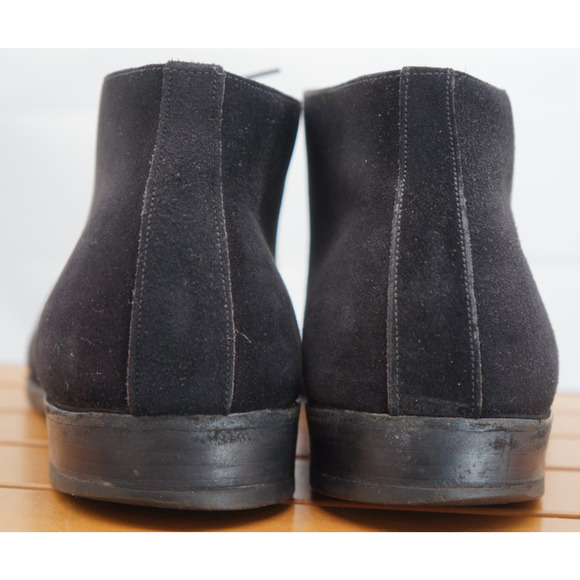 New & Lingwood Chucka Boots Mens 9 US Black Suede England Leather Dress Shoe main image 7